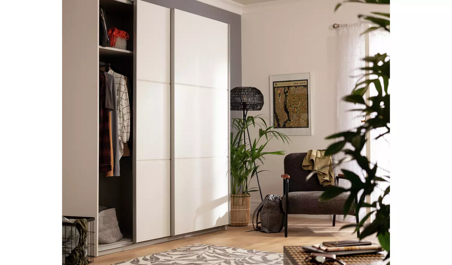 Habitat Holsted White Large Wardrobe